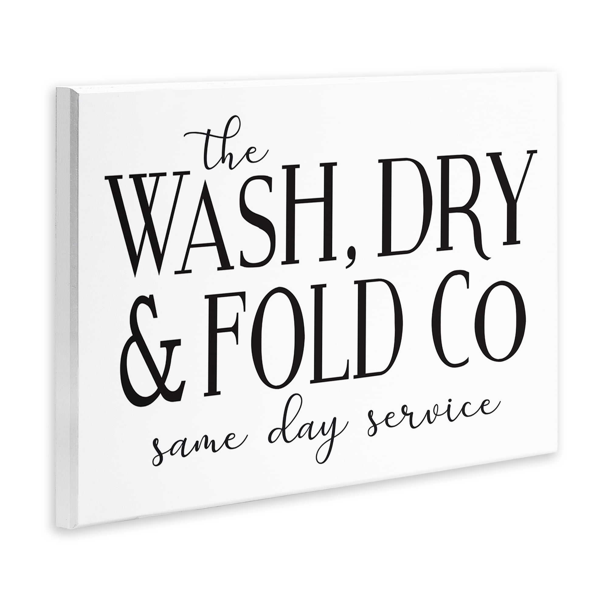 Stupell Industries Same Day Service Laundry Typography Painting Unframed Art Print Wall Art, 15 x 10