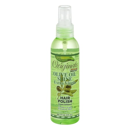 Organics Olive Oil Shine Hair Polish, 6 oz (Best Hair Oil For Grey Hair)
