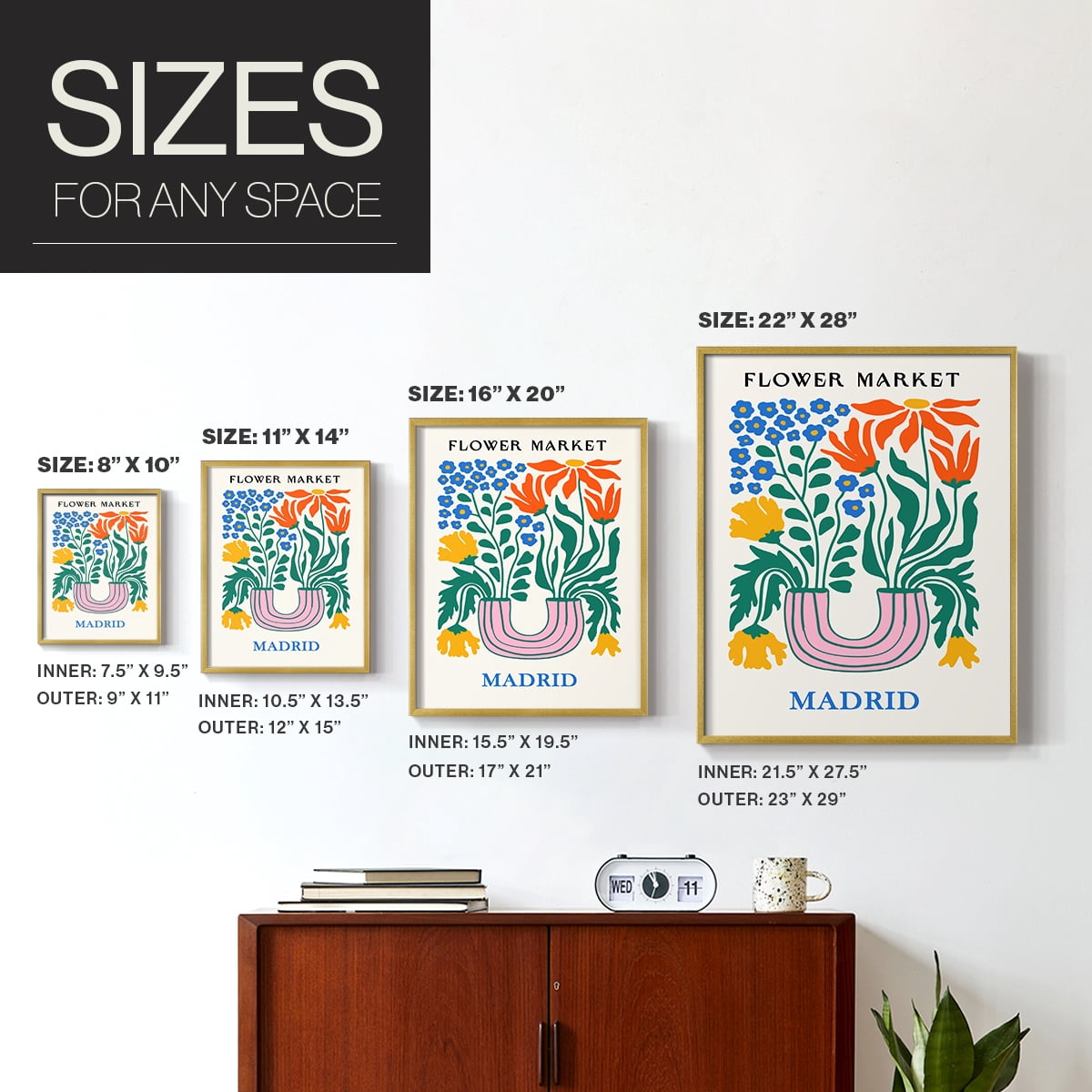 Matisse X Framed Print - Solid Wood