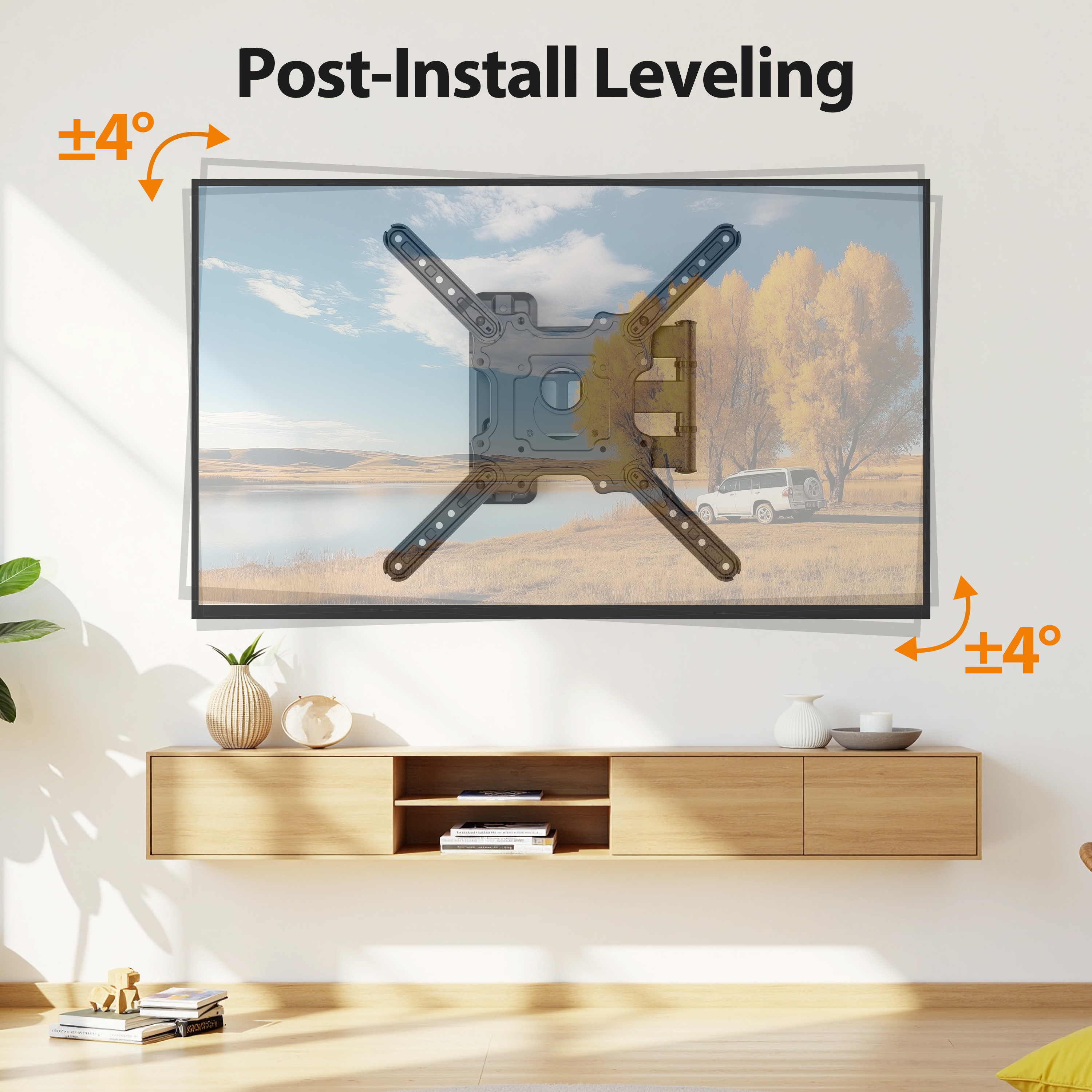 MountLiving Full Motion TV Wall Mount for 26-65 Inch TVs photo 4