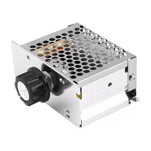 Kenally Regulador de voltaje de 4000 W, carcasa de seguro, Control de atenuación, reguladores electrónicos, Control del hogar, atenuadores de Herramientas eléctricas como se muestra 1