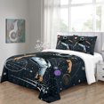 thumbnail image 4 of Colecciones de cama Patrón de monopatín Patrón de artículos de casa Fibra de poliéster Fibra multicolor Conjunto para jóvenes adultos edredón l 3 piezas Kearding HA012079-08, 4 of 7