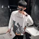thumbnail image 2 of Camisetas para hombre, camisetas con gráficos de manga corta con dibujos animados, ropa blanca estampada para hombre, sudaderas con grafiti, anime It Xl, corte regular, algodón, nuevas A, 2 of 5