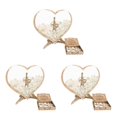 thumbnail image 1 of maskred Romantic Heart Shaped Wedding Guest Book Drop Box Frame Party Decoration 60 Hearts 3Set, 1 of 1