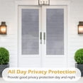 thumbnail image 5 of 1 Roll Window Privacy Film,Frosted Glass Window Film,Decorative Front Door Covering,Anti-UV Static Cling Non Adhesive Window Sticker,Striped Pattern Frosting Film, 5 of 8