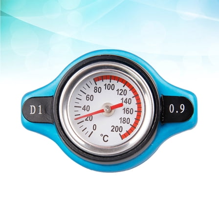 LULULION 2 in 1 Radiator and Water Temp Gauge Cover for Car Use Clear and Easy to Read
