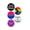 Bisexual, variant on 5 Pack - Transgender And Pronoun Pride LGBTQ+ Pinback Buttons - 2.25 Inch