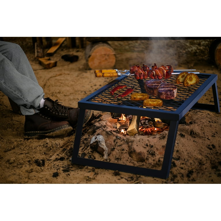 Ozark Trail Heavy Duty Portable Camp Fire Grill with Folding Legs