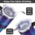 thumbnail image 5 of Purple Sky 40 OZ Tumbler Cup with Lid and Straw for Water Iced Tea Coffee Smoothie and More, 5 of 5
