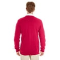 thumbnail image 2 of Harriton M425 Men's Pilbloc™ V-Neck Button Cardigan Sweater-Red-XS, 2 of 3