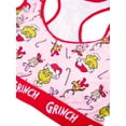 thumbnail image 4 of Dr Suess Grinch Christmas Women's Comfort Stretch Scoop Bra and Boyshort Panties Set Sizes S to XL, 4 of 5