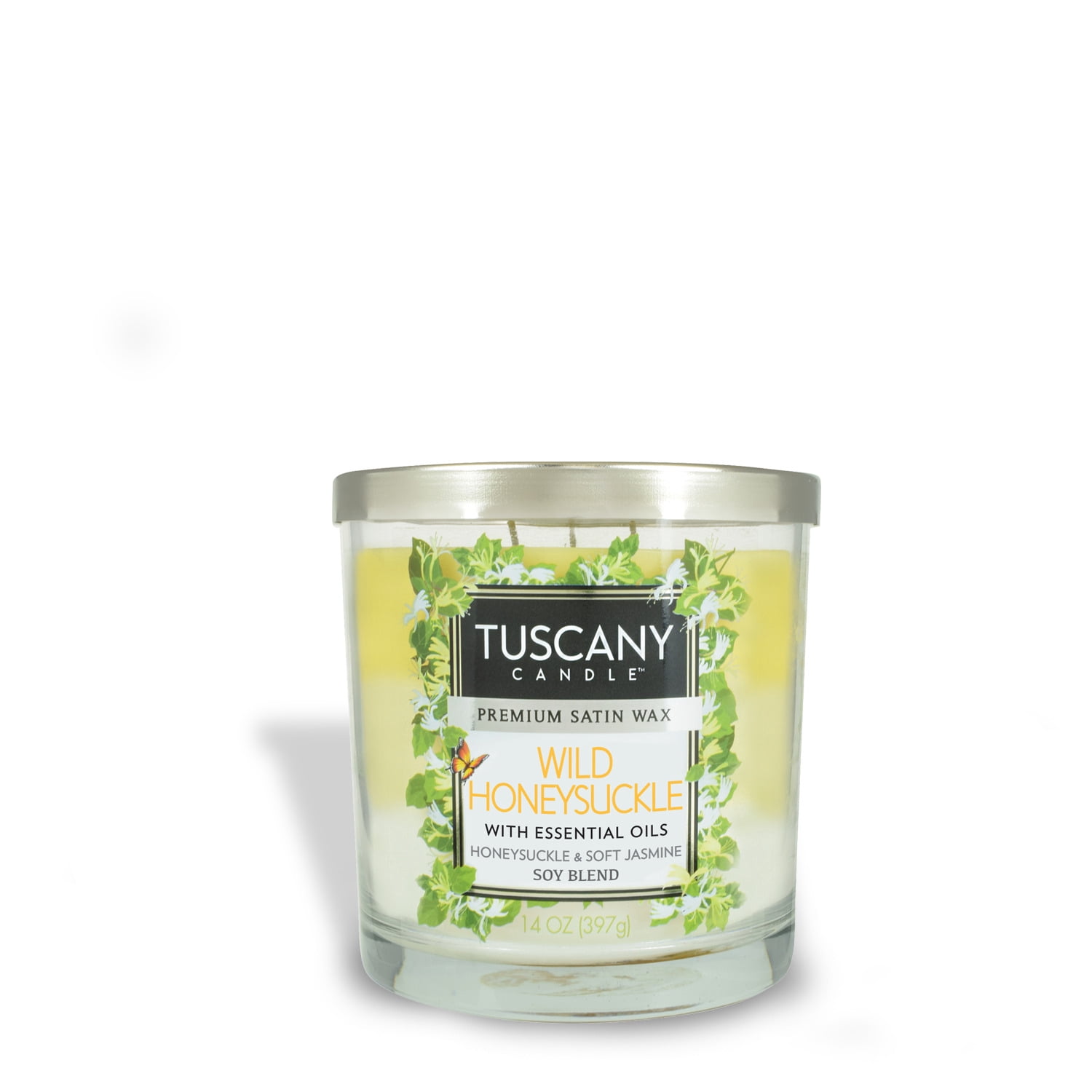 Wild Honeysuckle Long-Lasting Scented Jar Candle (14 oz)