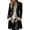 Black, variant on Women's Velour Jacket Vintage Medieval Collared Pirate Gothic Steampunk Button Front Coat for Fall Winter Festival Gray