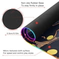 thumbnail image 4 of Halloween Black Cat Pumpkin Lights Wireless Charging RGB Gaming Mouse Pad Large Keyboard Mat Rubber Base 13 Light Modes, 4 of 6