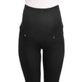 thumbnail image 3 of Oh! Mamma Maternity Women's Skinny Twill Jeans with Full Panel, 3 of 5