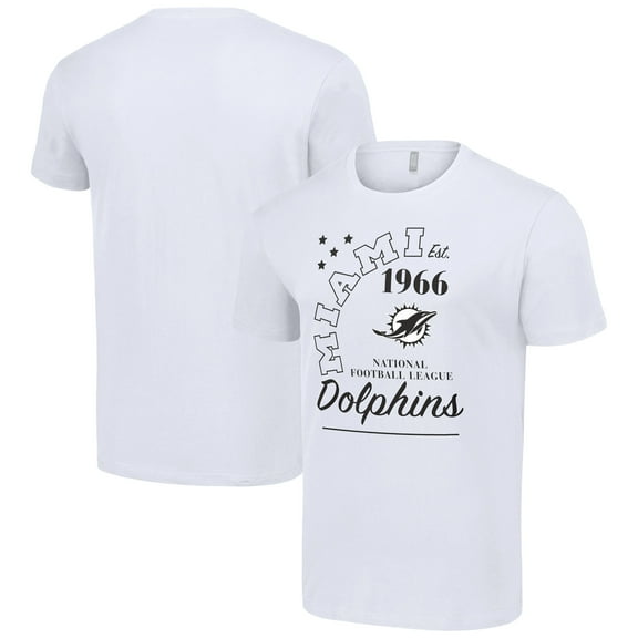 Men's Starter  White Miami Dolphins City Arch Team T-Shirt