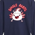 thumbnail image 3 of Instant Message - Smile Alotl - Toddler And Youth Long Sleeve Graphic T-Shirt, 3 of 6