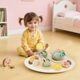 thumbnail image 3 of 15pcs Wooden Tea Set, Wooden Toys, Tea Set Play Kitchen Accessories Play Food playset for Tea Party, 3 of 11
