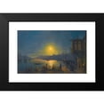 thumbnail image 2 of Ivan Konstantinovich Aivazovsky 18x13 Black Modern Framed Museum Art Print Titled - Moonrise Over the Golden Horn (1886), 2 of 5