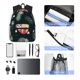 thumbnail image 4 of Fotbe Baby Sloths Sleeping Mochila Ligera Casual para Laptop para Hombres y Mujeres, Mochila Impermeable de Uso Diario, Mochila para Universidad, 4 of 6