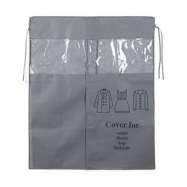 Funda protectora para ropa, transparente, a prueba de polvo, para colgar en el armario del hogar, a prueba de polvo, bolsa occidental para colgar ropa