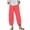 Pink, variant on WIZUTIZ Palazzo Pants for Women Plus Size Oversized Trendy Loose Wide Leg Summer Pants Spandex Elastic High Waist Dress Pants Solid Asymmetrical Cropped Pants Swim Vacation Blue