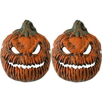Porch Light Covers Scary Pumpkin Face Design, 9X11 Inch Outdoor Indoor Light Fixture Cover, High Quality Polyurethane Decorations For Porch Garage