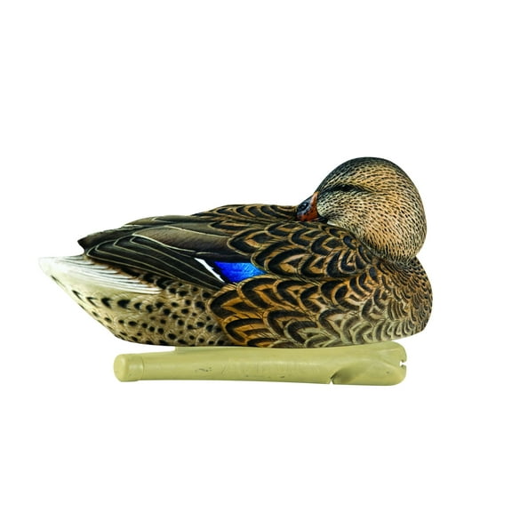 Avian-X Top Flight Floating Decoy, Preener/Rester Mallard, Pack Of 6