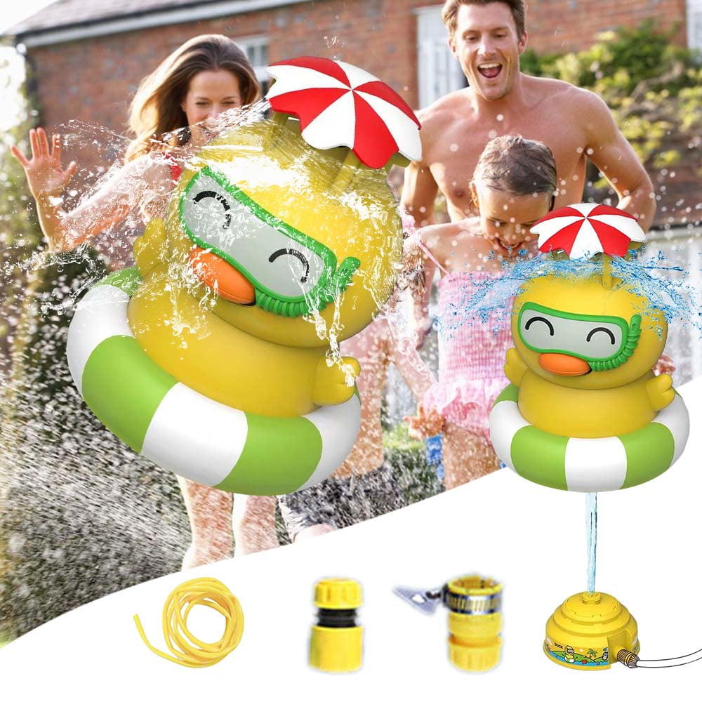 Joyivity Rocket Sprinkler Toy Launcher Outdoor Water Toys Splash Sprinklers for Kids, Summer