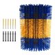 thumbnail image 4 of Cepillo rascador para ganado Shamjiam herramienta flexible de cuidado de animales de granja Azul y amarillo, 4 of 8