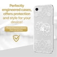 thumbnail image 2 of Case Yard iPhone-SE Case Clear Soft & Flexible TPU Ultra Low Profile Slim Fit Thin Shockproof Transparent Bumper Protective Cover Drop Protective Cell Phone Cases (Royal Elephant Mandala), 2 of 8