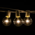 thumbnail image 3 of 25' G40 LED Warm White String Lights with White Wire for Indoor and Outdoor Use by Hometown Evolution, Inc., 3 of 7