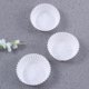 thumbnail image 4 of 100 envoltorios para cupcakes, redondos y gruesos, con revestimiento de PE resistente al calor, para magdalenas y pasteles (blanco puro), 4 of 7
