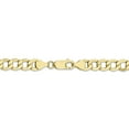 thumbnail image 4 of 10k 7.0mm Semi-Solid Curb Link Chain (Weight: 15.6 Grams, Length: 24 Inches), 4 of 4