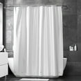 thumbnail image 4 of AuroraX Pink Shower Curtain Set,Weighted Plastic 72x72 Inch Winter Bathroom Curtain with 12 Hooks,Farmhouse Bathroom Home Decoration, 4 of 6