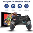 thumbnail image 3 of Mando Nintendo Switch, Mando Inalámbrico Pro Nintendo Switch/switch Lite, Mando A Distancia Gamepad, Turbo Y Doble Vibración, 3 of 5