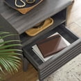 thumbnail image 7 of Nightstand Side End Table, Dark Grey Gray, Wood, Mid Century Bedroom Living, Modern HB35735, 7 of 7