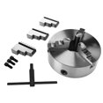 thumbnail image 3 of Self Centering Lathe Chuck Metal 3 Jaw Accessory Replacement Part Set Kit with WrenchK11-250, 3 of 10