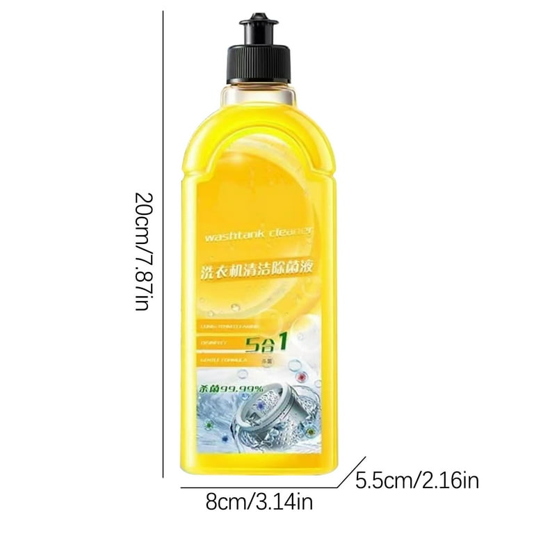 Zxsyw Multi-Purpose Washing Machine Cleaner - 500ml Lemon Drum
