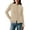 Khaki, variant on PRETTYGARDEN Womens Fall Button Down Cardigans Chunky Knit Ruffle Open Front Cropped Cardigan Sweaters Soft Long Sleeve Tops
