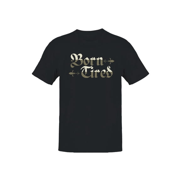 Vintage "Born Tired" Design Men's T-shirt