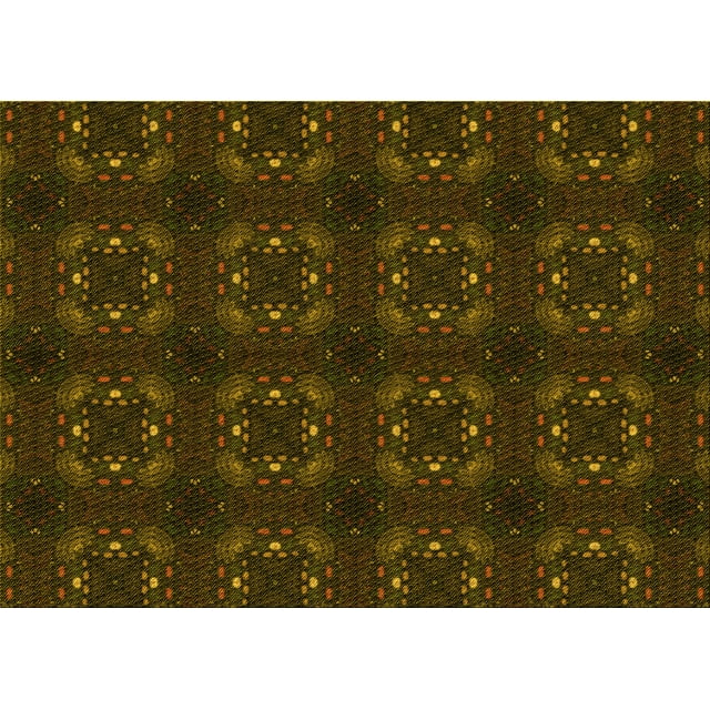Ahgly Company Machine Washable Indoor Rectangle Transitional Dark Bronze Brown Area Rugs, 2' x 5'