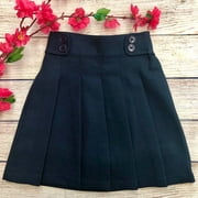 Unik Girl Uniform Skirt with Built in Shorts, Navy Size 8