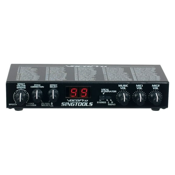 VocoPro Mixer, Black SINGTOOLS