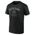 thumbnail image 2 of Men's Black Notre Dame Fighting Irish OHT Military Appreciation Stencil Stacked T-Shirt, 2 of 4