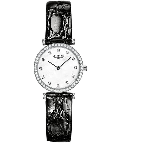 Longines La Grande Classique Quartz Diamond Bezel Diamond Markers Women's Watch…L42410802