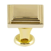 Utopia Alley 25pcs Valetta Cabinet Ring Pull Knob - Decorative Cabinet Drop Pull Knobs for Cabinets and Drawers - Vintage Cabinet Hardware with Hand Finished Polished Gold - Pull Knobs 0.94"