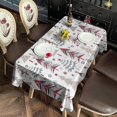 thumbnail image 2 of White Christmas Tree Pattern Rectangle Tablecloth 60"x120",Waterproof Polyester Rectangle Table Cloth, Wipeable Spillproof Polyester Tablecloth for Dining, Camping, Indoor and Outdoor, 2 of 6