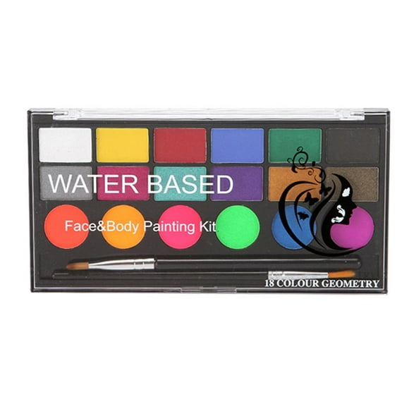 Body Paints Face Painting 18 Colors Palette Adults