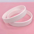 thumbnail image 2 of 4 pulseras de goma, pulseras de silicona, paquete múltiple de pulseras en blanco para eventos, bandas de goma, fiesta, 2 of 5
